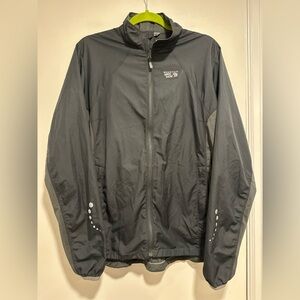 EUC Mountain Hardwear Women SzXL  Kor AirShell Lightweight Full Zip Black Jacket